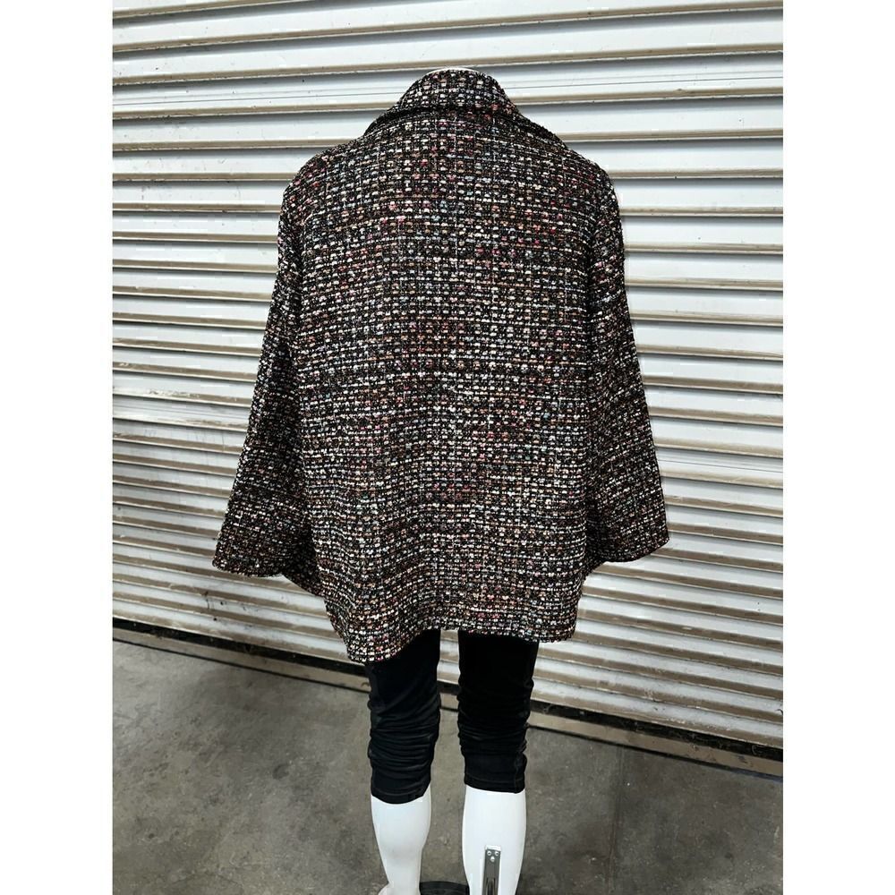 Slinky Brand Jacket Button Up Multi Colored Tweed… - image 3